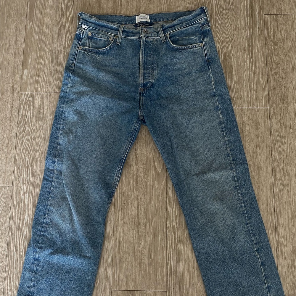 Citizens Of Humanity Women’s Blue Straight Jeans